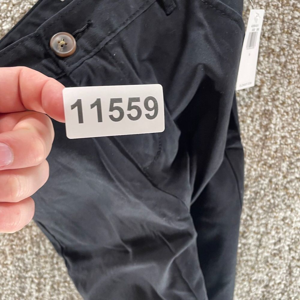 Old Navy‎ Pants Adult Womens 0 Black Skinny Stretch Cotton Casual Pockets Ladies - Picture 9 of 9